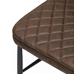 Стул с темно-коричневой обивкой из экокожи Benderson варинант исполнения - 6 | Loft Concept в Нижнем Новгороде