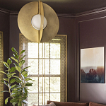 Подвесной светильник в форме золотых дисков Minimalist Lighting Fixture варинант исполнения - 3 | Loft Concept в Нижнем Новгороде