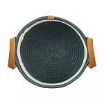 Корзина для хранения с ручками Interlacement Green  варинант исполнения - 1 | Loft Concept в Нижнем Новгороде