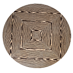 Столик журнальный круглый с полосатым узором Zebroids варинант исполнения - 7 | Loft Concept в Нижнем Новгороде