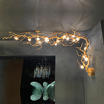 Потолочный светильник с настенным креплением в виде дерева Escape of Light варинант исполнения - 1 | Loft Concept в Нижнем Новгороде