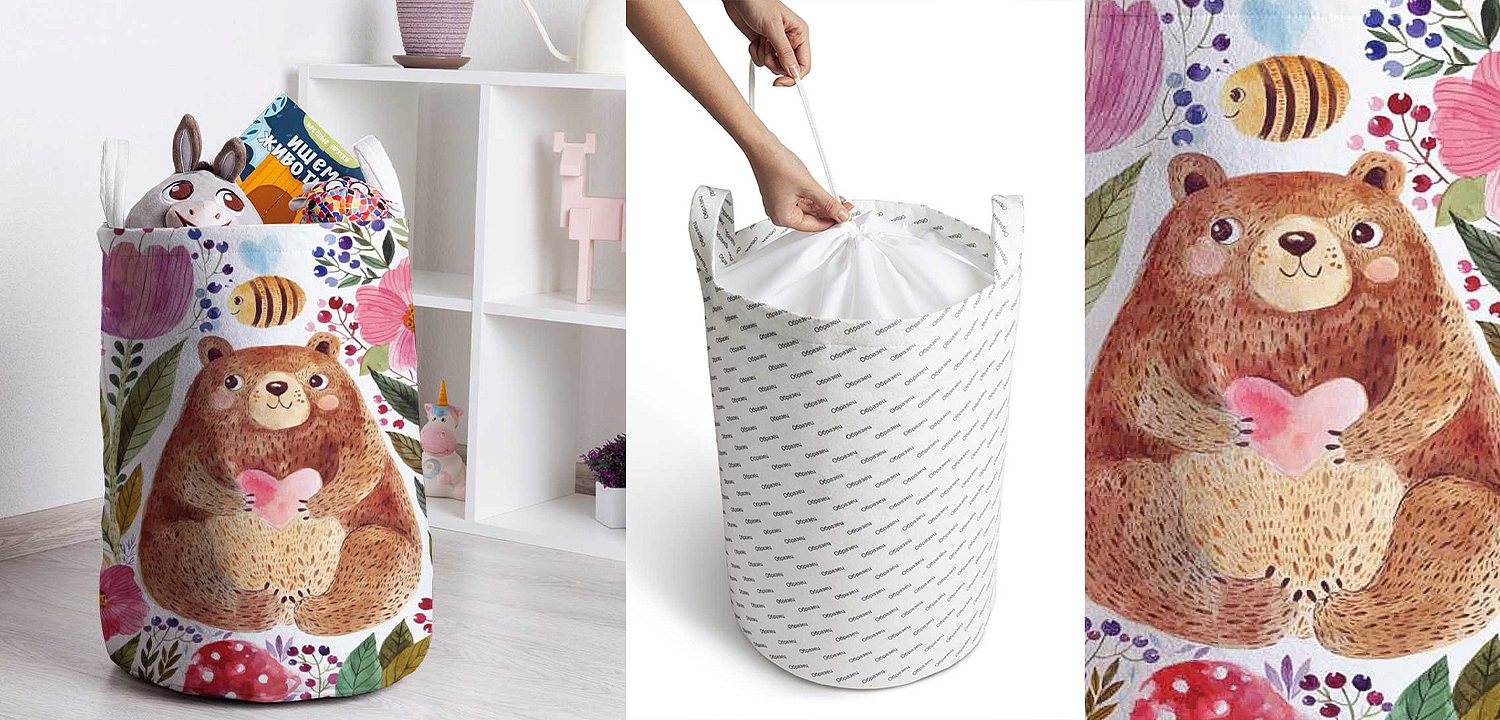Корзина Love Bear Basket Корзина Love Bear Basket - Loft-Concept в Нижнем Новгороде
