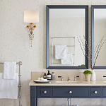 Бра с цветочным основанием и тканевым абажуром Tugella Flower Lamp варинант исполнения - 3 | Loft Concept в Нижнем Новгороде