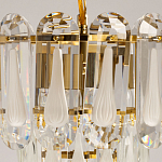 Люстра многоярусная с овальными прозрачными подвесками 28 см Harmonica варинант исполнения - 6 | Loft Concept в Нижнем Новгороде