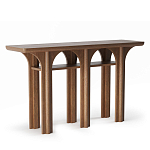 Консоль деревянная с арочным основанием Arch Passage варинант исполнения - 1 | Loft Concept в Нижнем Новгороде