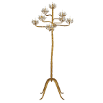 Торшер золотой в виде растения Golden Flower Glade варинант исполнения - 2 | Loft Concept в Нижнем Новгороде