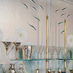 Обои ручная роспись Jakuchu Original colourway on Tarnished Silver gilded paper варинант исполнения - 1 | Loft Concept в Нижнем Новгороде