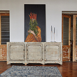 Комод в винтажном стиле с 3-мя дверцами Cardenas Chest of Drawers Vintage Beige варинант исполнения - 2 | Loft Concept в Нижнем Новгороде