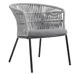 Кресло с декоративным плетением на спинке и подлокотниках Armchair Weaving варинант исполнения - 2 | Loft Concept в Нижнем Новгороде