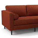 Мебельная ткань Шенилл терракотовый цвет 138 см T4-44 варинант исполнения - 1 | Loft Concept в Нижнем Новгороде