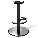 Барный стул вращающийся со спинкой Бежевый Велюр Vendramin Chair варинант исполнения - 4 | Loft Concept в Нижнем Новгороде