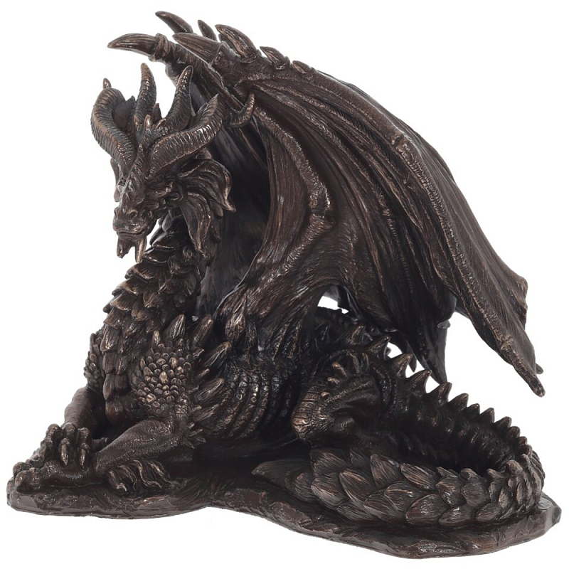 Декоративная статуэтка Дракон Dragon Dark Bronze Statuette Темная бронза в Нижнем Новгороде | Loft Concept 