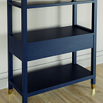 Стеллаж Elsa Dreams Blue со стеклянными полками и ящиком варинант исполнения - 6 | Loft Concept в Нижнем Новгороде