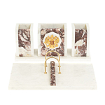 Настольный письменный набор из мрамора и креноида с гербом России Marble Accessory варинант исполнения - 1 | Loft Concept в Нижнем Новгороде