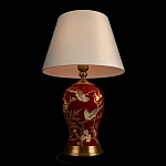 Настольная лампа бордовая с изображением птиц Slip Away варинант исполнения - 4 | Loft Concept в Нижнем Новгороде