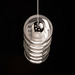 Люстра линейная с 6-ю прозрачными стеклянными плафонами округлой формы HANDLE GRAPE варинант исполнения - 7 | Loft Concept в Нижнем Новгороде