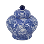 Ваза с крышкой в китайском стиле Гранатовое дерево Blooming Pomegranate варинант исполнения - 7 | Loft Concept в Нижнем Новгороде