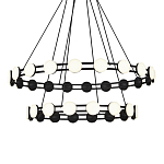 Люстра двухъярусная с круглыми светодиодными источниками света Maxine Light варинант исполнения - 2 | Loft Concept в Нижнем Новгороде