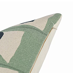 Подушка декоративная зеленого цвета с геометрическим рисунком Divine Abstractions варинант исполнения - 3 | Loft Concept в Нижнем Новгороде