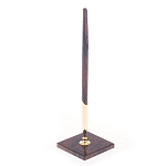 Ручка шариковая на подставке из натурального камня Обсидиан Stone Pens варинант исполнения - 2 | Loft Concept в Нижнем Новгороде