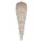 Люстра многоярусная каскадная с хрустальными подвесками Roul Crystal Light варинант исполнения - 6 | Loft Concept в Нижнем Новгороде