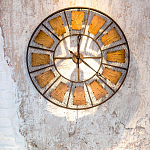 Часы настенные из металла в стиле лофт Clock with History варинант исполнения - 2 | Loft Concept в Нижнем Новгороде