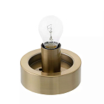 Настольный светильник с плафоном из затемненного стекла с рельефным узором Glass lampshade with Relief Pattern варинант исполнения - 2 | Loft Concept в Нижнем Новгороде