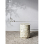 Приставной столик с рисунком из раковин устриц Bone Inlay варинант исполнения - 10 | Loft Concept в Нижнем Новгороде