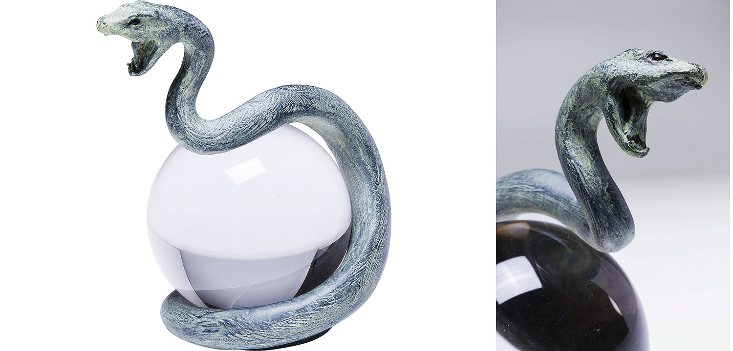 Статуэтка Змея на прозрачном шаре - Loft-Concept в Нижнем Новгороде