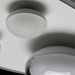 Потолочный светильник овальной формы белого цвета с 4-мя лампами Lunar Pebbles варинант исполнения - 11 | Loft Concept в Нижнем Новгороде