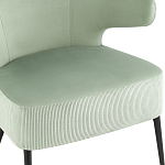 Современное мягкое кресло на металлических ножках Rakush Pistachio варинант исполнения - 6 | Loft Concept в Нижнем Новгороде