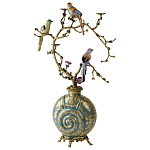 Бронзовый подсвечник Птичий рай Flora варинант исполнения - 2 | Loft Concept в Нижнем Новгороде