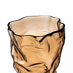 Ваза стеклянная фактурная Crumpled Vase 32 см варинант исполнения - 2 | Loft Concept в Нижнем Новгороде