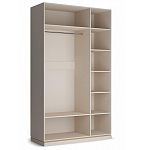 Шкаф трёхдверный с 1-ой зеркальной дверью Satin Furniture варинант исполнения - 3 | Loft Concept в Нижнем Новгороде