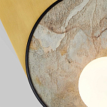 Бра с каменным диском в металлической раме Sandstone Painting варинант исполнения - 2 | Loft Concept в Нижнем Новгороде