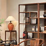 Стеллаж деревянный с полками для хранения Moon Walnut Furniture варинант исполнения - 2 | Loft Concept в Нижнем Новгороде