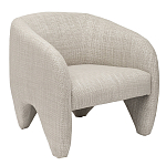 Дизайнерское кресло мягкое в белой обивке White Canvas варинант исполнения - 1 | Loft Concept в Нижнем Новгороде