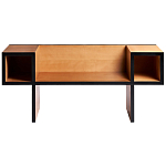 Дизайнерская скамейка  Canton  Beech and Black Bench варинант исполнения - 1 | Loft Concept в Нижнем Новгороде