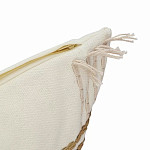 Чехол на подушку с вышивкой в виде геометрических узоров Beige Calista Rect варинант исполнения - 3 | Loft Concept в Нижнем Новгороде