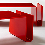 Дизайнерский кофейный стол Poltronova T01 Red Coffee Table варинант исполнения - 6 | Loft Concept в Нижнем Новгороде