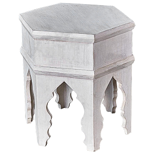 Приставной стол Weimin Grey MangoSide Table