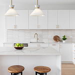 Подвесной светильник с белым стеклянным конусным плафоном Alora Mood варинант исполнения - 13 | Loft Concept в Нижнем Новгороде