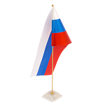 Флагшток на подставке из натурального камня Stone Flagpole варинант исполнения - 1 | Loft Concept в Нижнем Новгороде