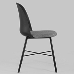 Стул из прочного пластика на металлическом основании Anora Black варинант исполнения - 3 | Loft Concept в Нижнем Новгороде