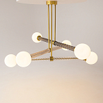 Люстра со стеклянными вставками Helios варинант исполнения - 2 | Loft Concept в Нижнем Новгороде