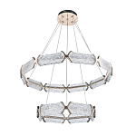 Люстра с 2-мя кольцами с текстурным природным рисунком IceFlame варинант исполнения - 9 | Loft Concept в Нижнем Новгороде