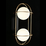 Бра настенное с 2 белыми плафонами Karina варинант исполнения - 2 | Loft Concept в Нижнем Новгороде