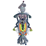 Кукла из одежды и павлопосадских платков Rusalka Blue Jeans 2 варинант исполнения - 1 | Loft Concept в Нижнем Новгороде