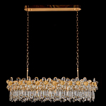 Люстра с декоративными элементами в виде крупных хрустальных цветов Palace Gardens варинант исполнения - 2 | Loft Concept в Нижнем Новгороде