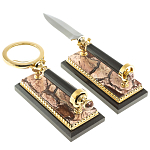 Настольный письменный набор из яшмы Manager Organizer варинант исполнения - 9 | Loft Concept в Нижнем Новгороде